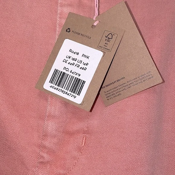 NWT Boden Sailor Wide Leg Pants in Pink - Picture 12 of 13
